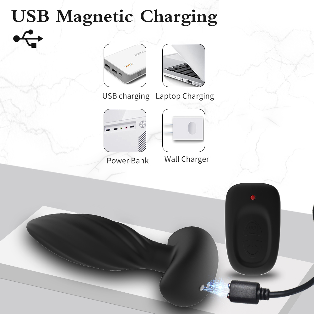 Wireless Remote Control Vibrating Anal Plug