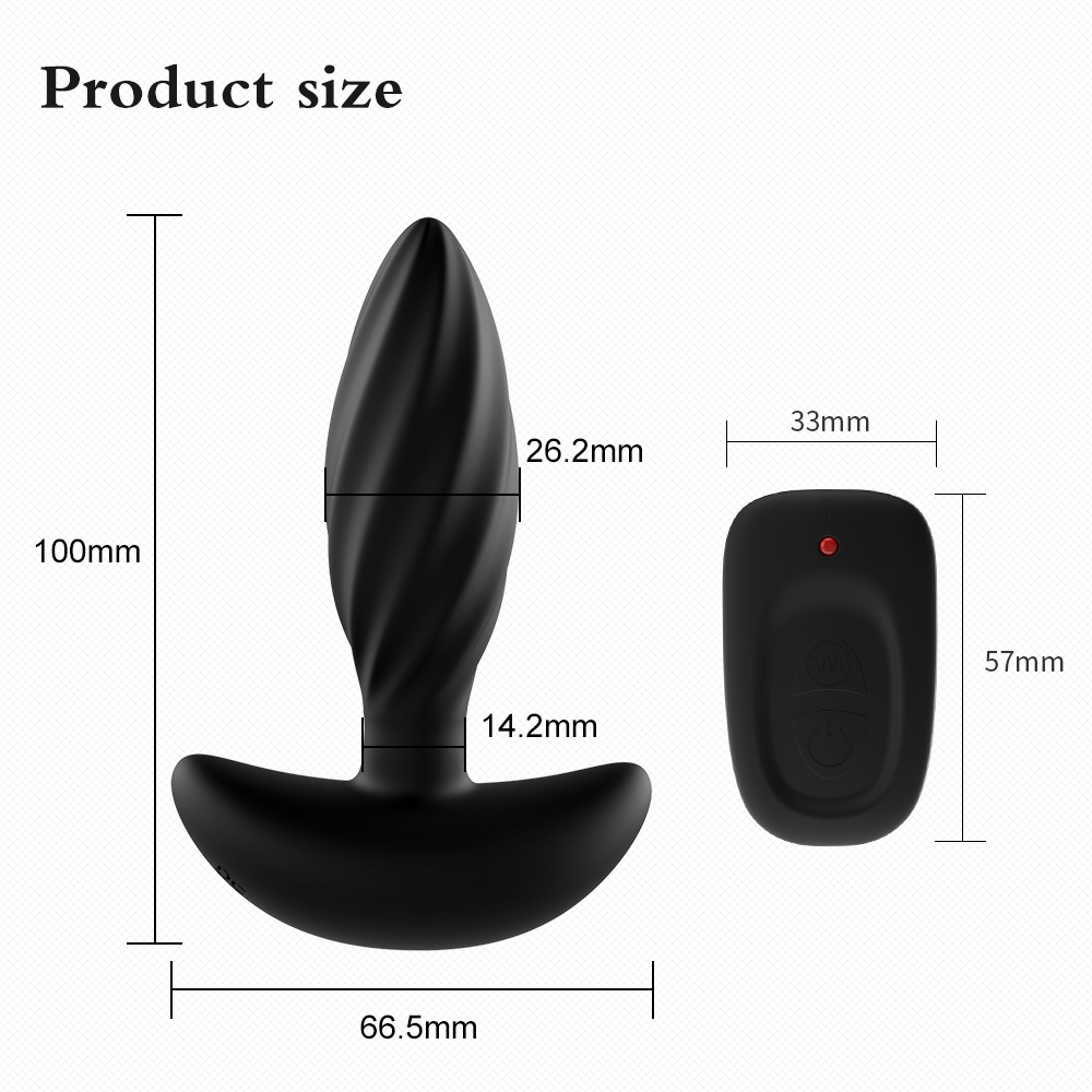 Wireless Remote Control Vibrating Anal Plug