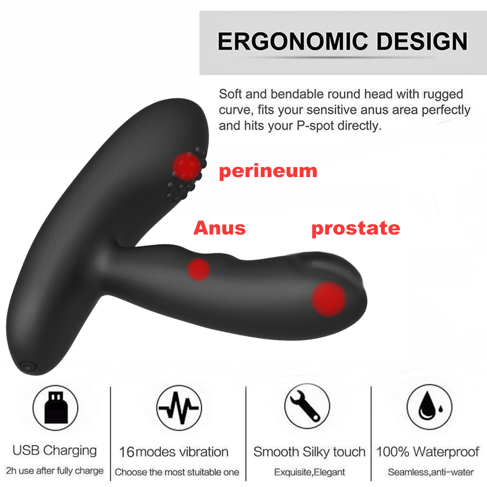 Wireless Prostate Massager with Remote Control