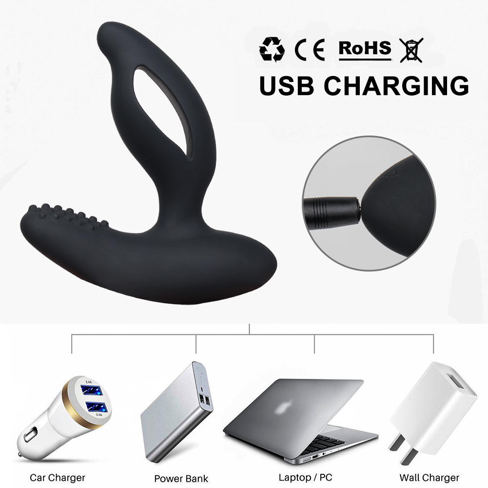 Wireless Prostate Massager with Dual Stimulation