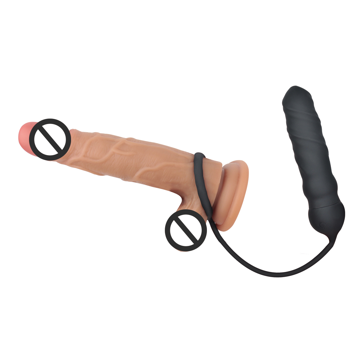 Anal Plug Small Stick With Cock Ring Wireless Remote Control