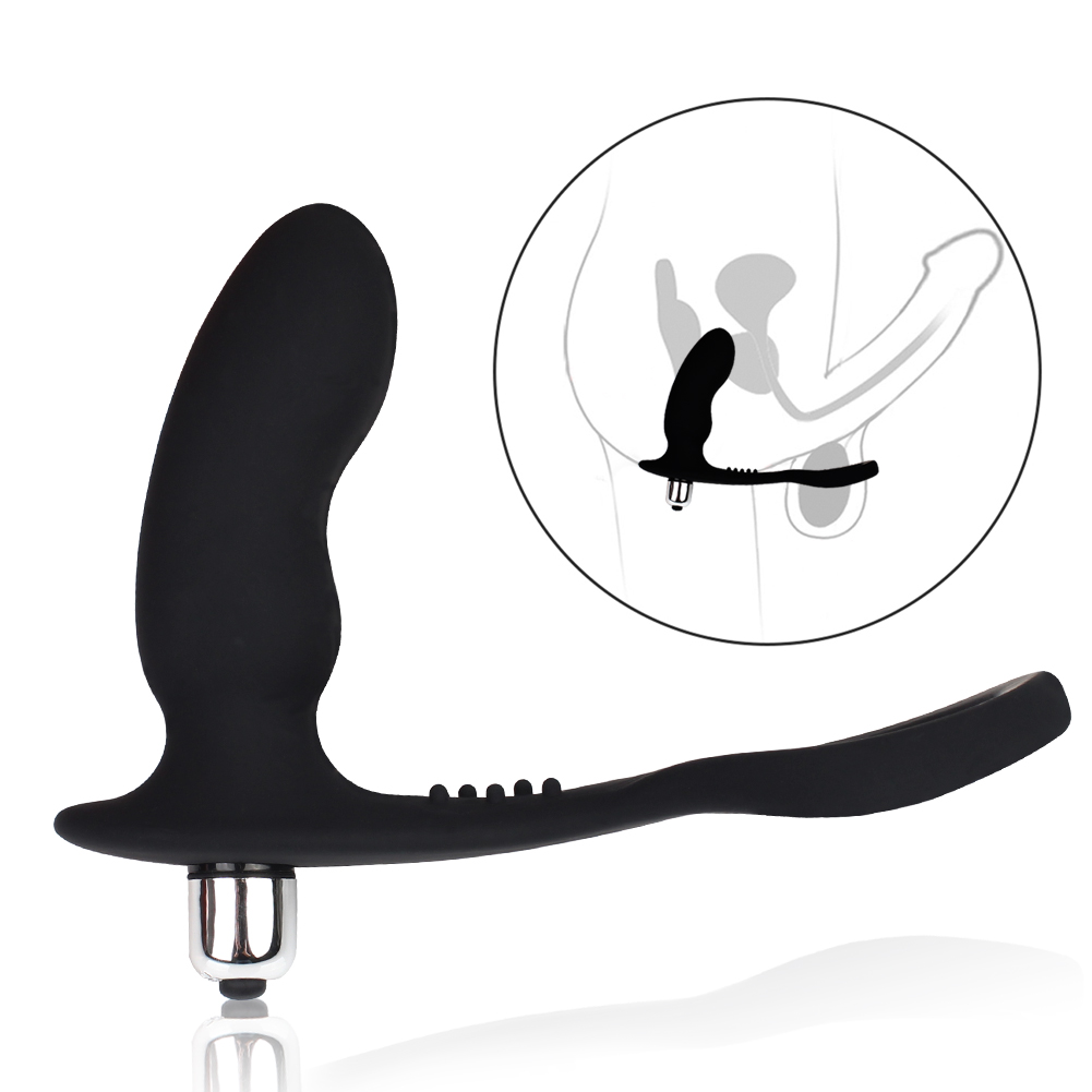 Massage With Cock Ring Butt Plug
