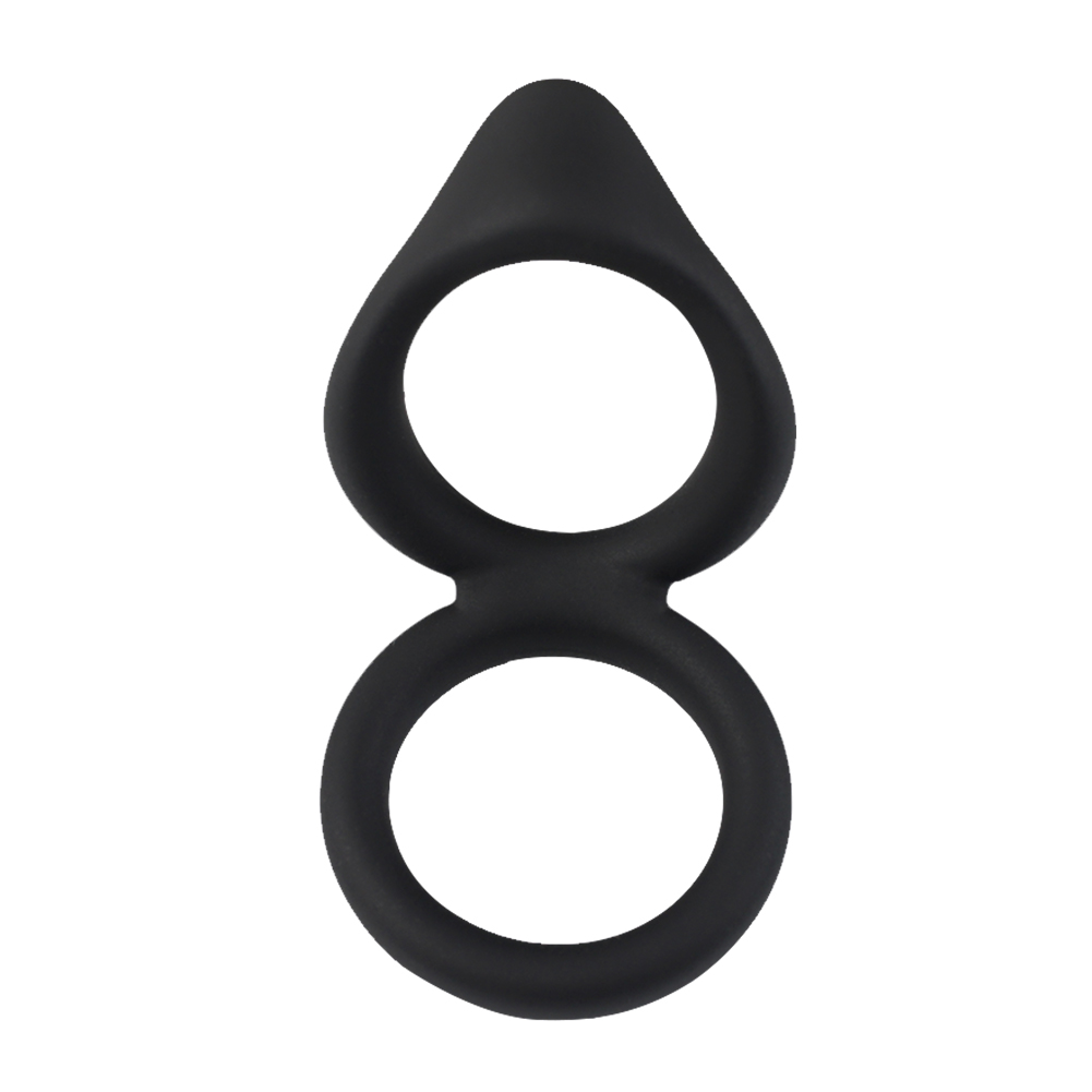 Double Delay Cock Ring Silicone Penis Rings