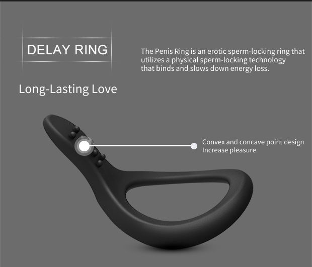 Elastic Penis Ring Physical Sperm-Locking Ring