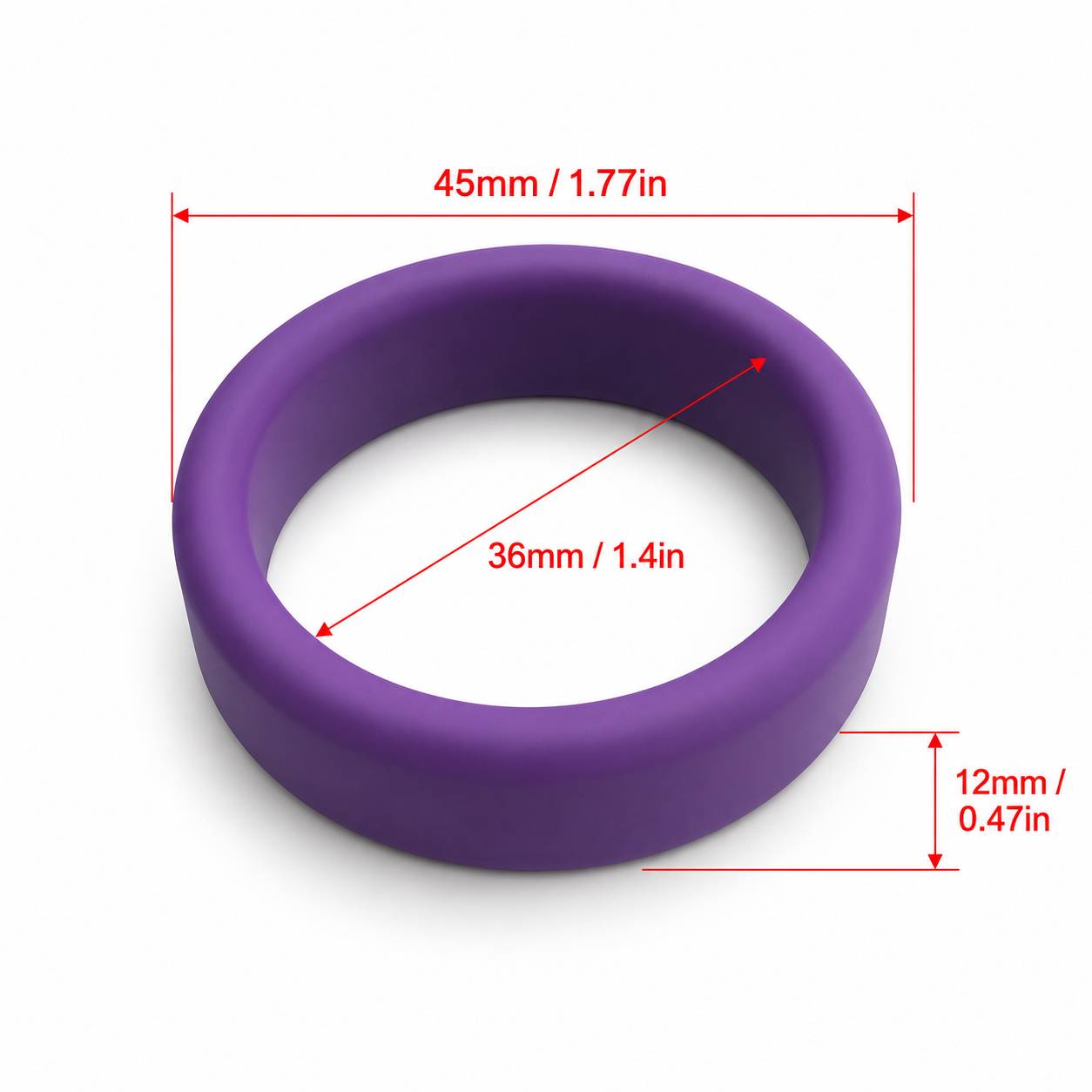 Colorful Silicone Cock Rings Flexible And Soft Penis Rings