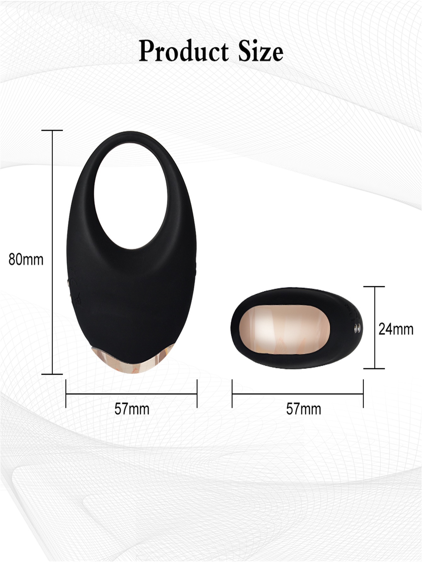 Vibrating Penis Ring Cock Vibrator For Man And Couple