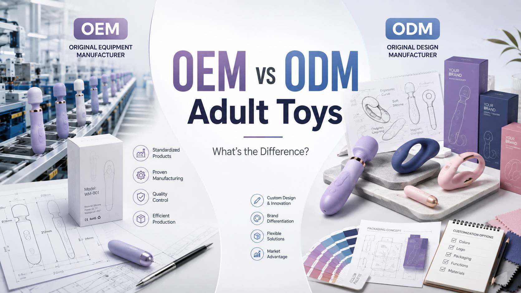 OEM vs ODM Adult Toys: Complete Guide